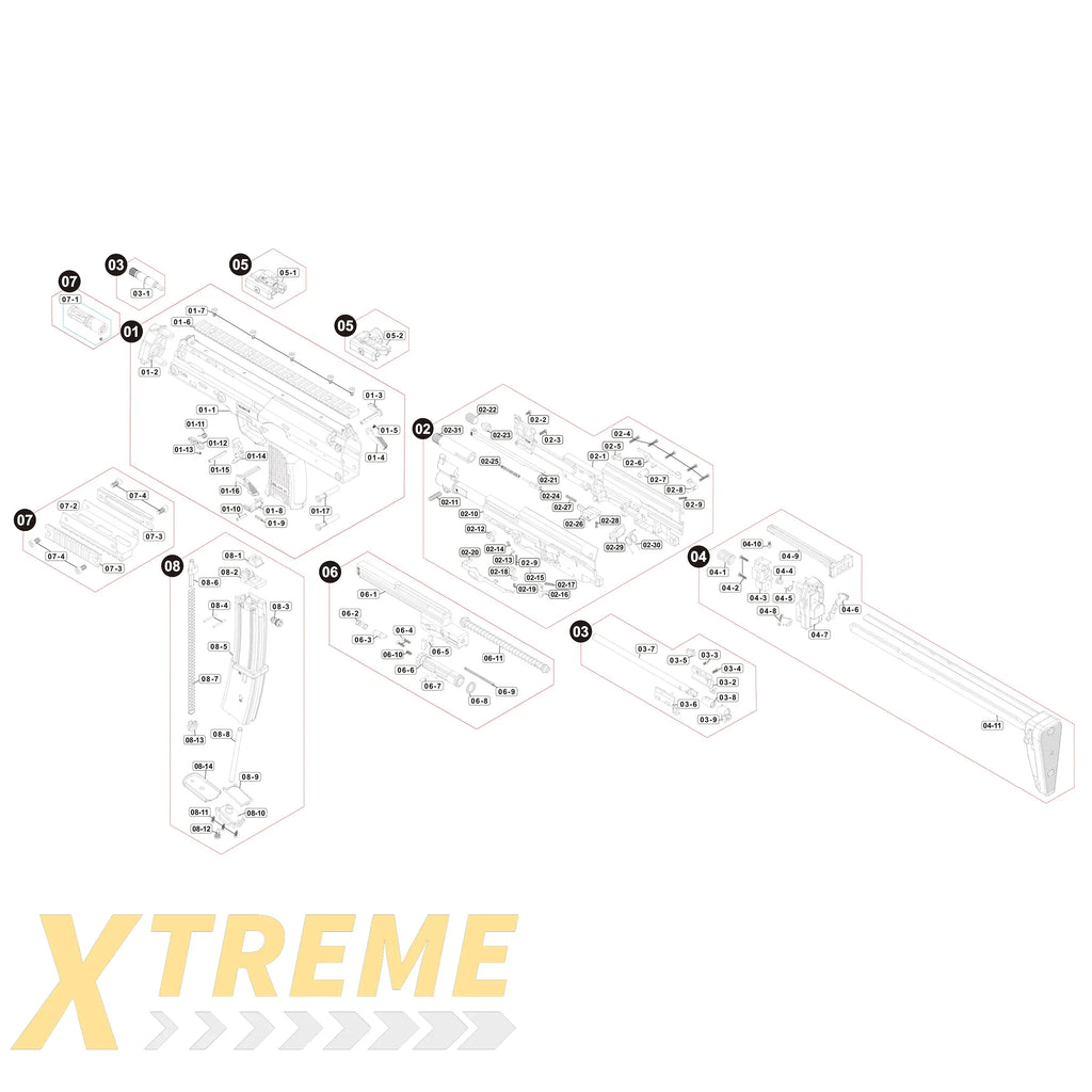 ELITE FORCE REBUILD KIT FOR 2262047