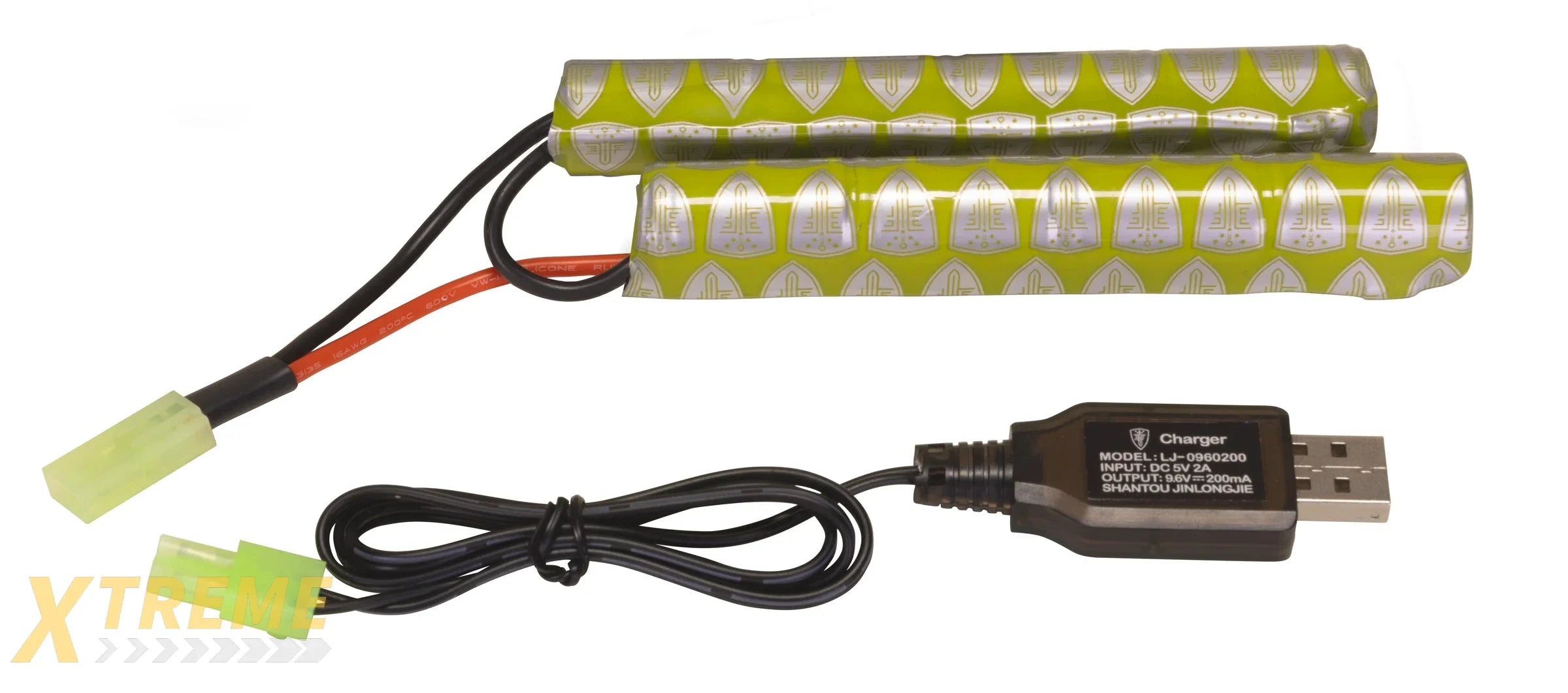 Elite Force Starter Power Pack - 9.6V 1200 mAh Nunchuck Battery and USB-A Charging Cable