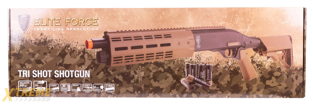 Elite Force Tri-Shot Airsoft CO2 Shotgun