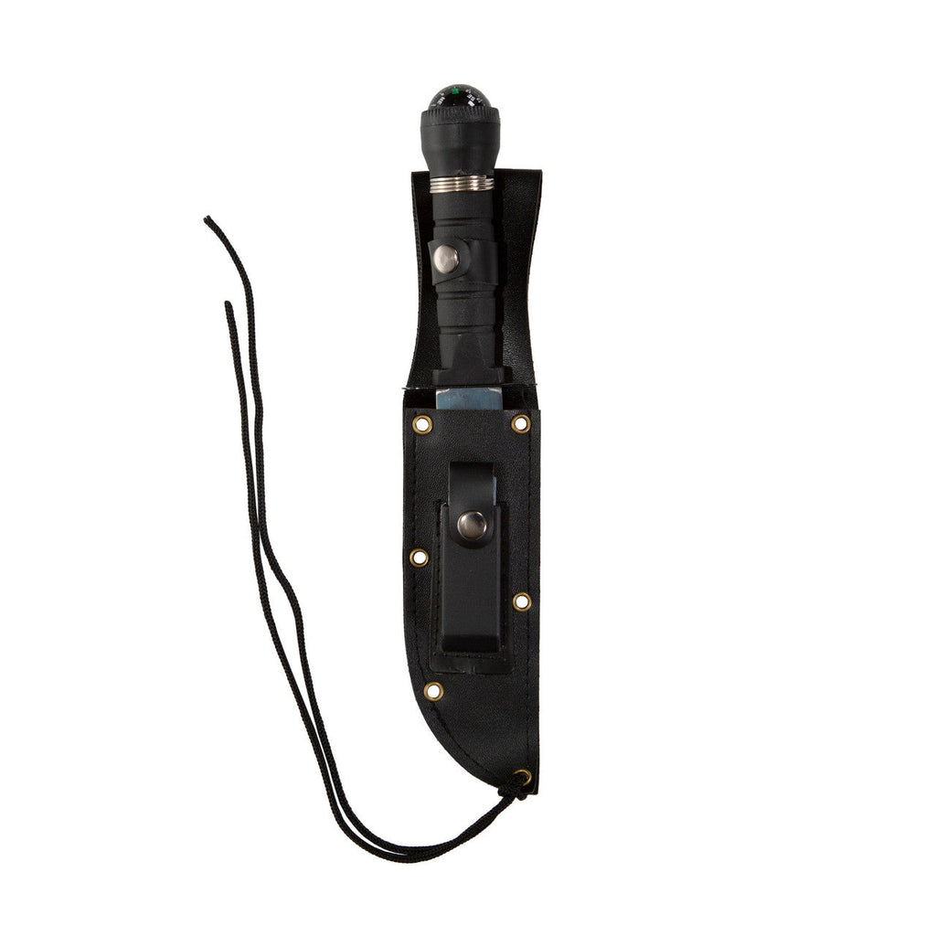 Survival Knife Set | Fixed Blade Knife with Compass, Sheath & Mini Survival Kit