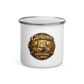 Glorious Grounds Enamel Mug