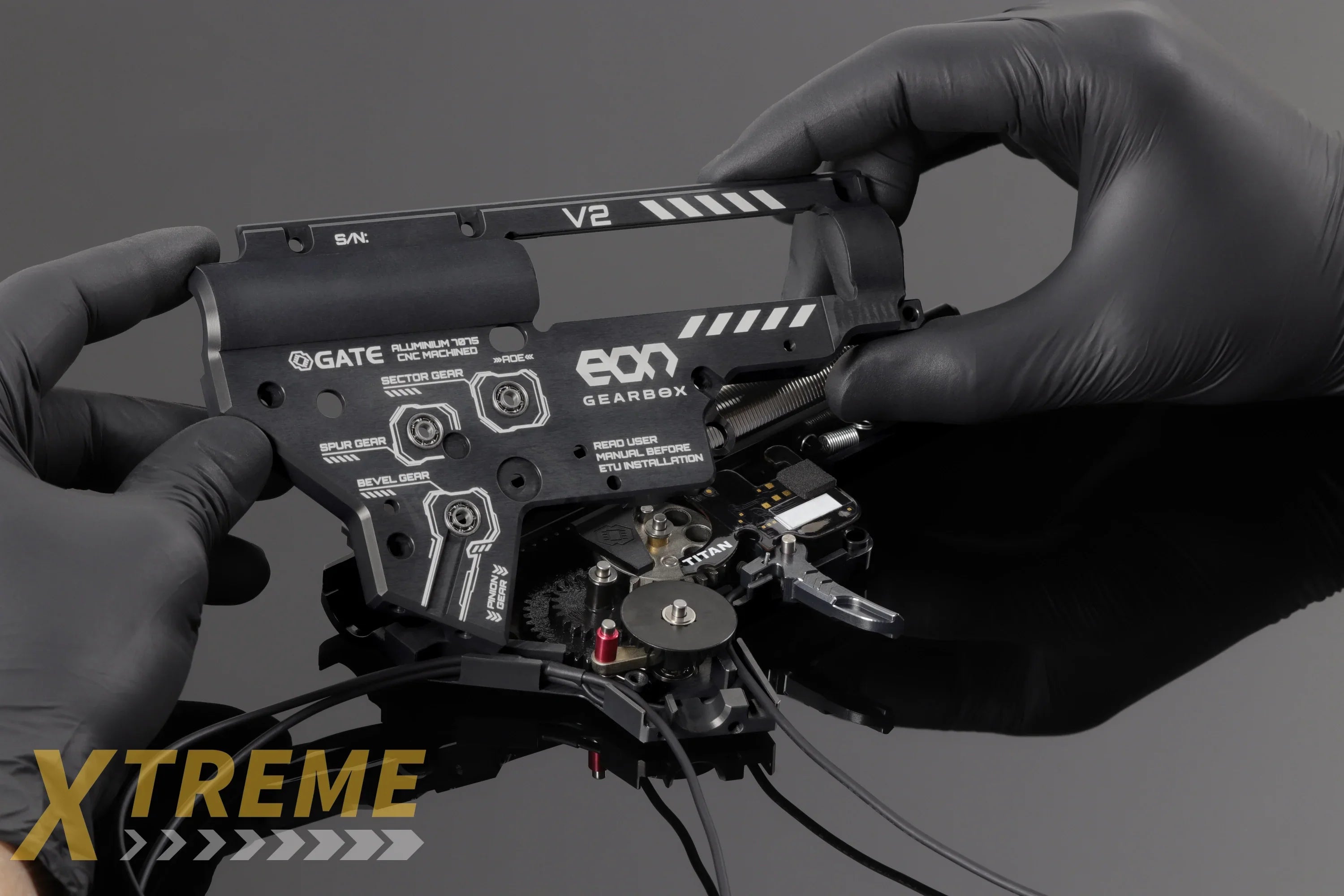 EON Complete V2 Gearbox with TITAN II
Bluetooth® - Full Stroke - 440 FPS / 1.8 J [Rear
Wired]