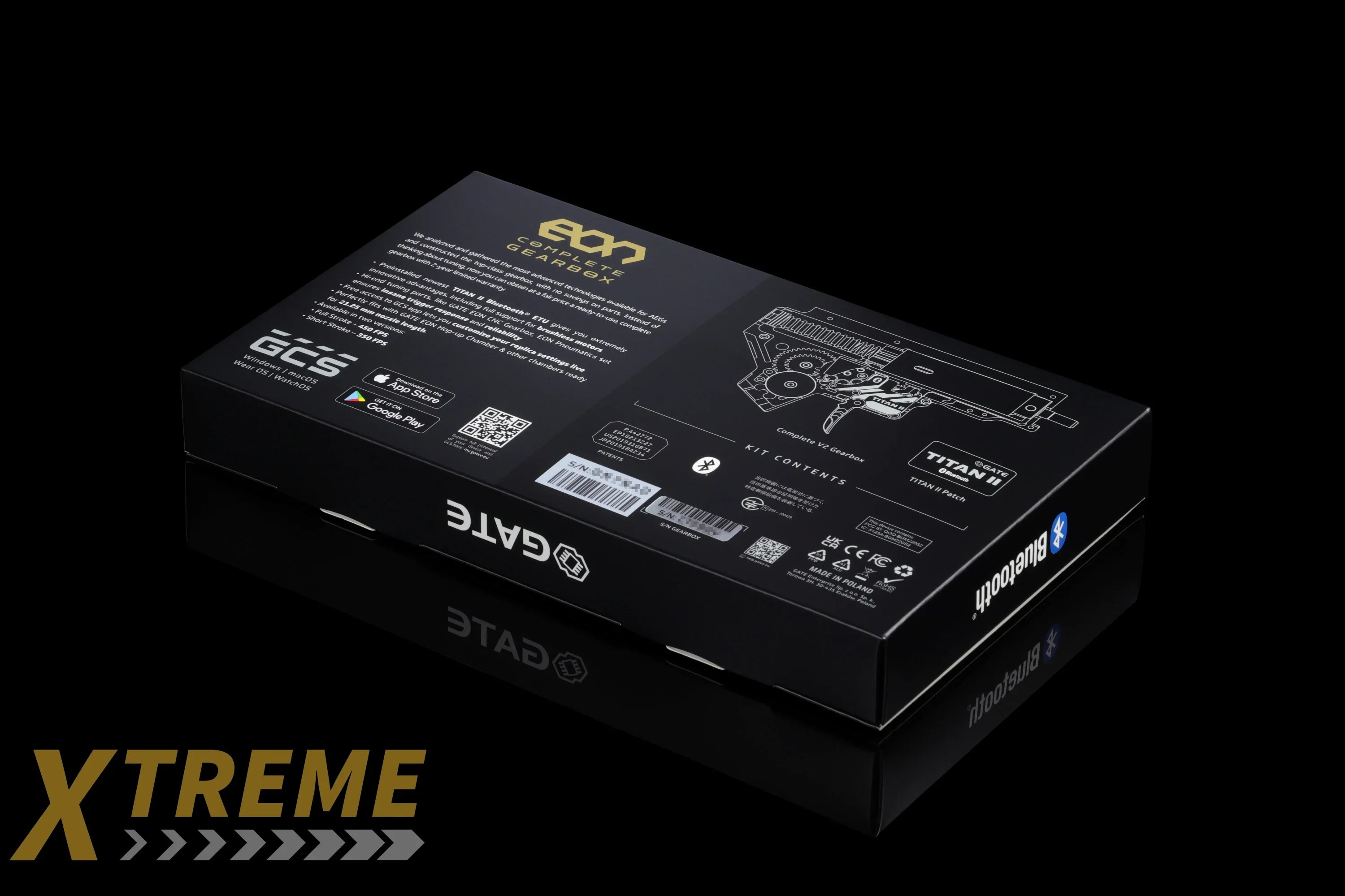 EON Complete V2 Gearbox with TITAN IIBluetooth® - Short Stroke - 330 FPS / 1.0 J [RearWired]