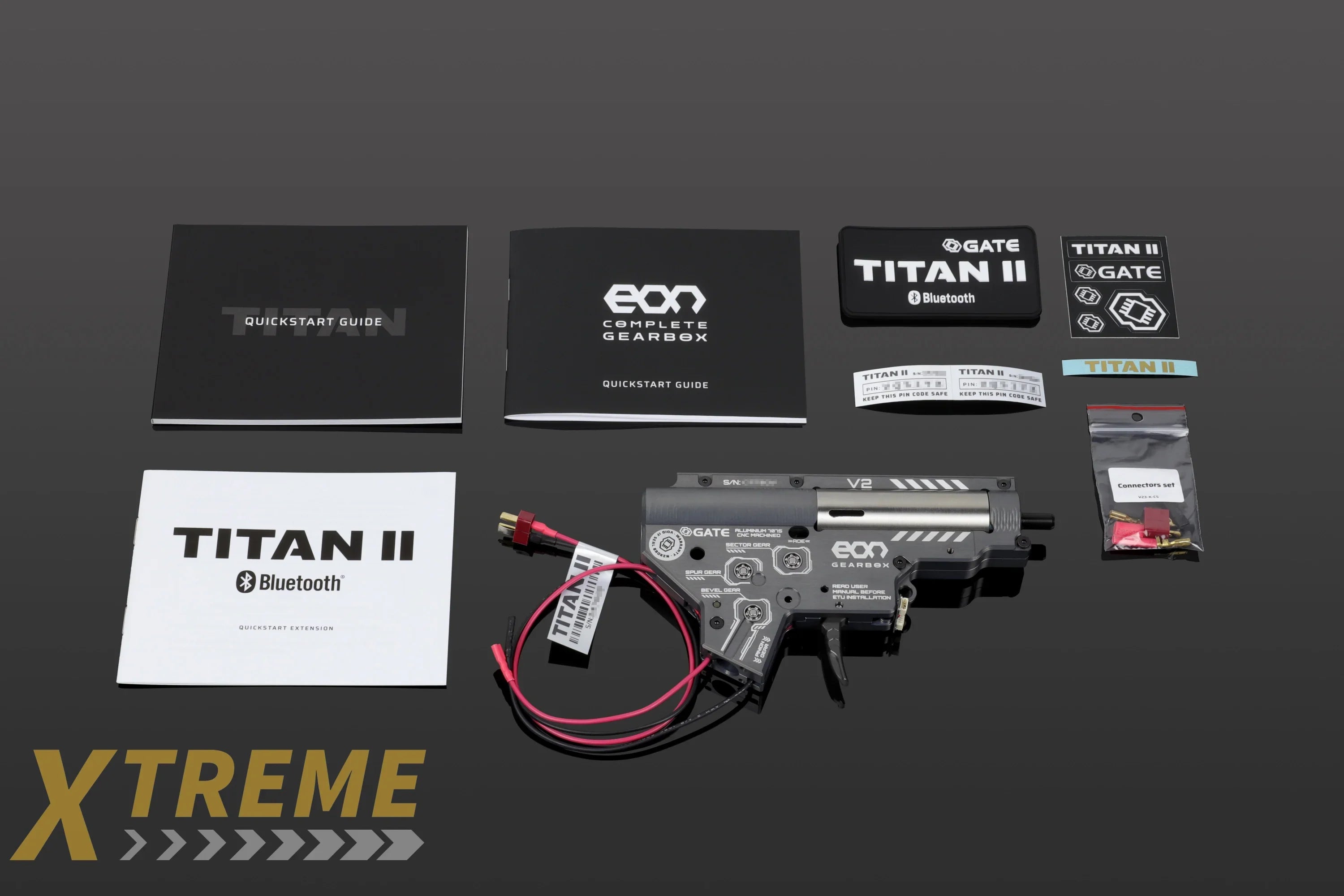 EON Complete V2 Gearbox with TITAN IIBluetooth® - Short Stroke - 330 FPS / 1.0 J [RearWired]