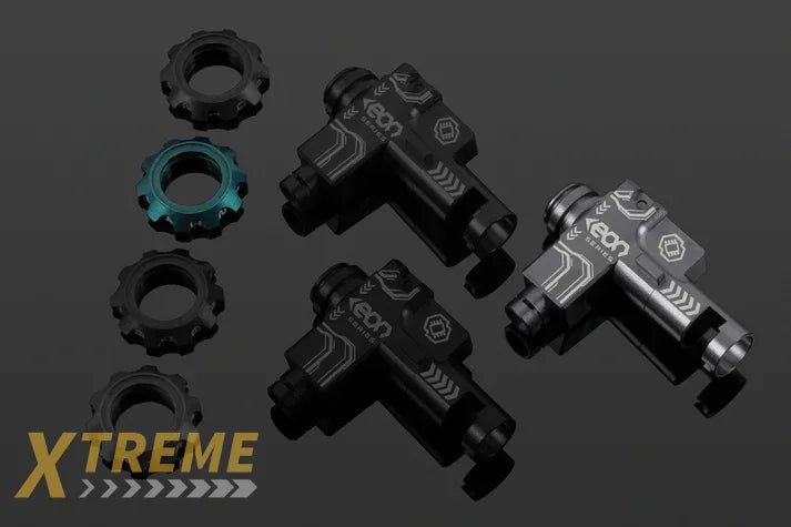 EON Hop-Up Chamber - Titanium housing + Cyan
rotary dial