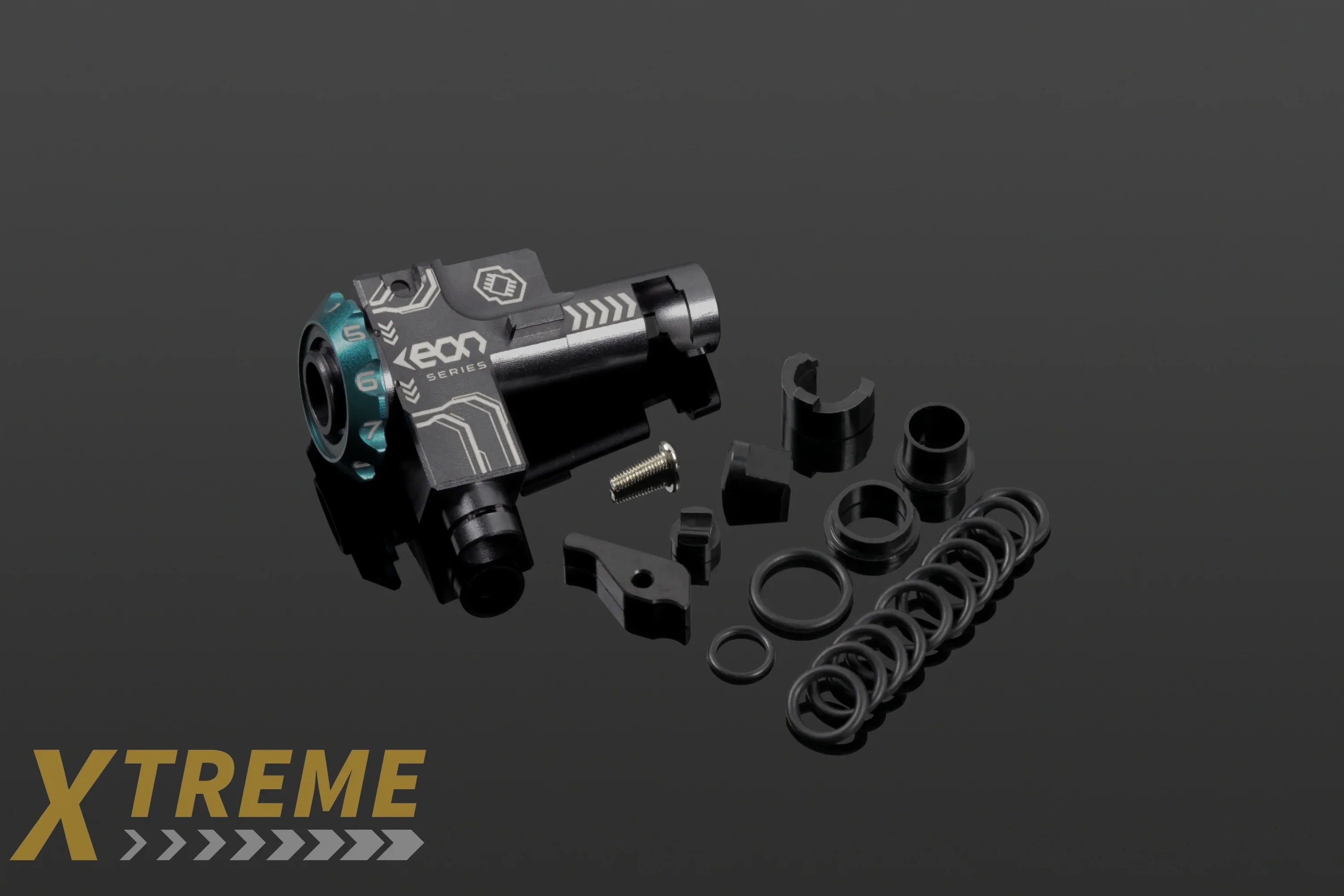 EON Hop-Up Chamber - Titanium housing + Cyan
rotary dial