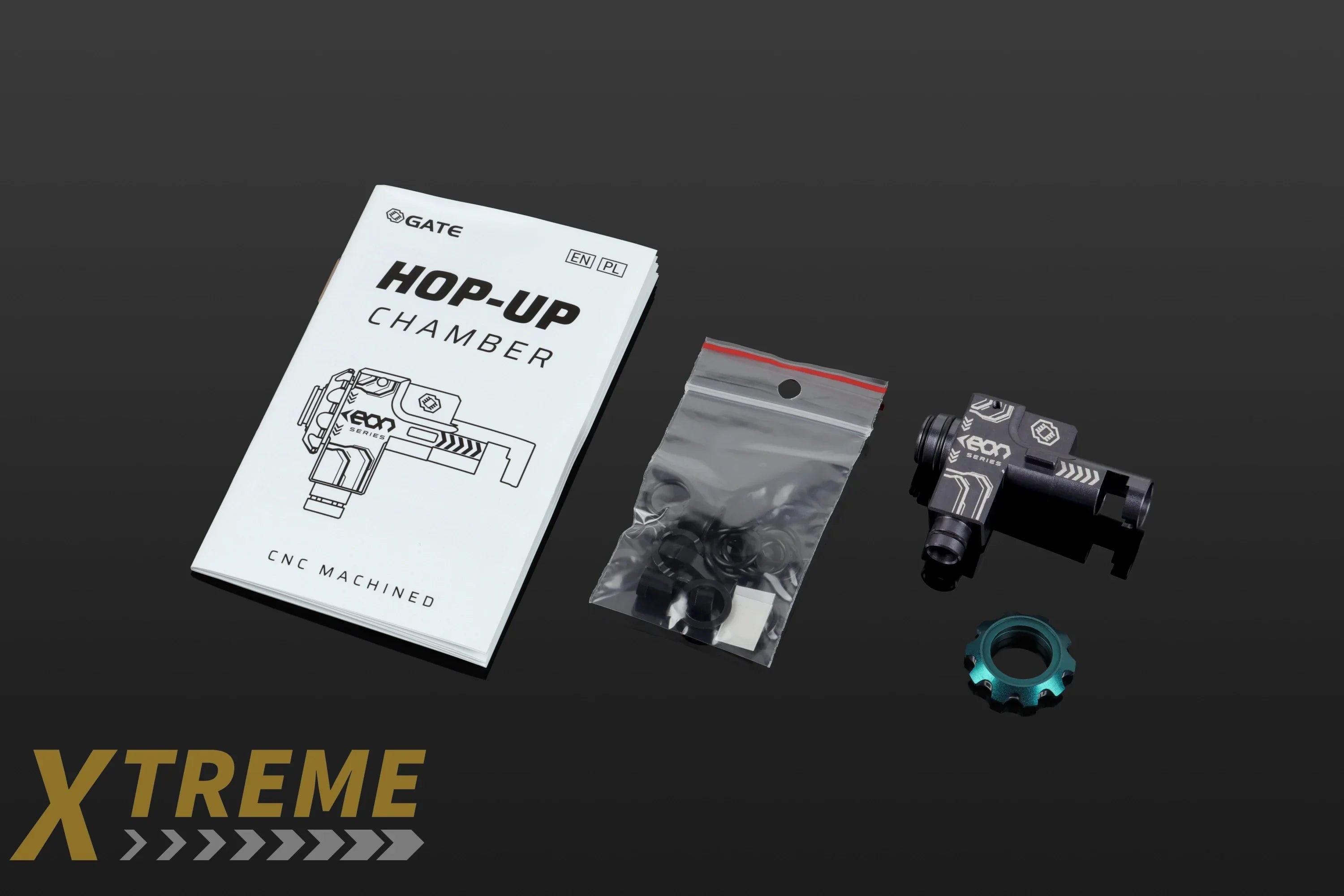 EON Hop-Up Chamber - Titanium housing + Violet
rotary dial