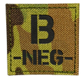 Reflective Fabric B NEG Patch Multicam