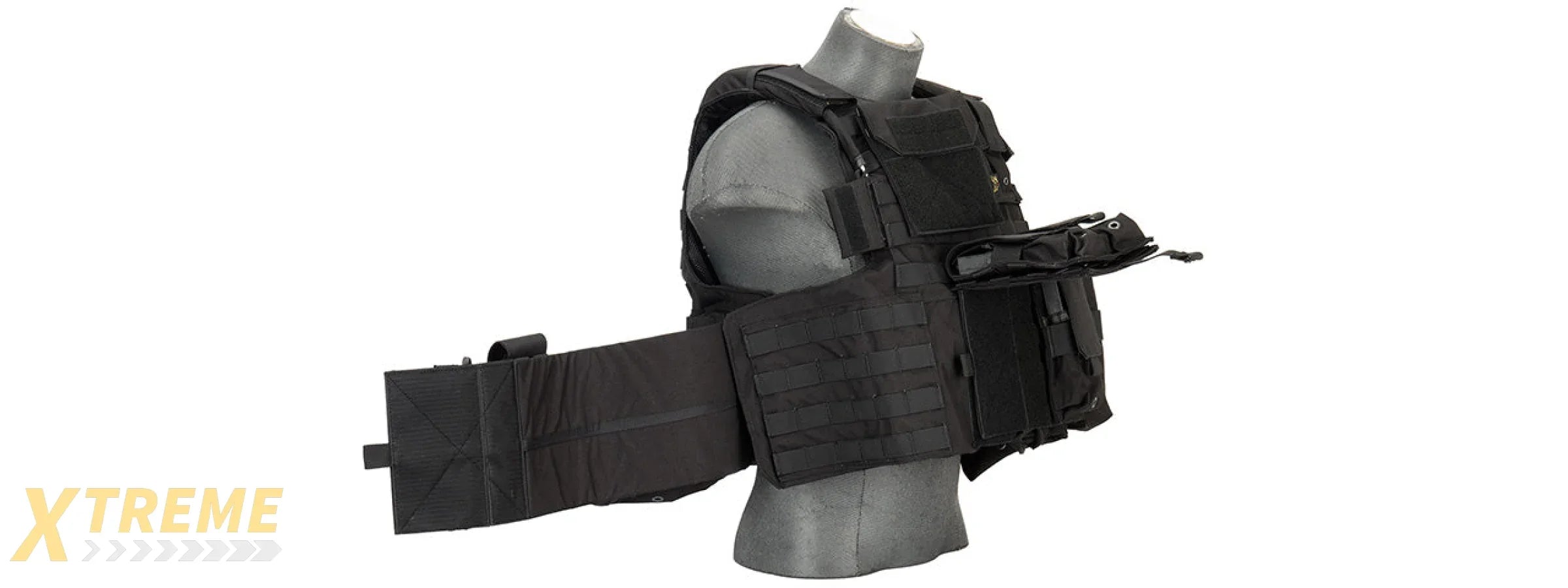 Flyye Industries 1000D Cordura Large Recon Vest w/ 9 Pouches (LRG) BLACK