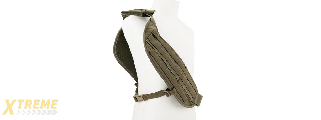 FLYYE INDUSTRIES 1000D CORDURA MOLLE OTS BANDOLEER - RANGER GREEN