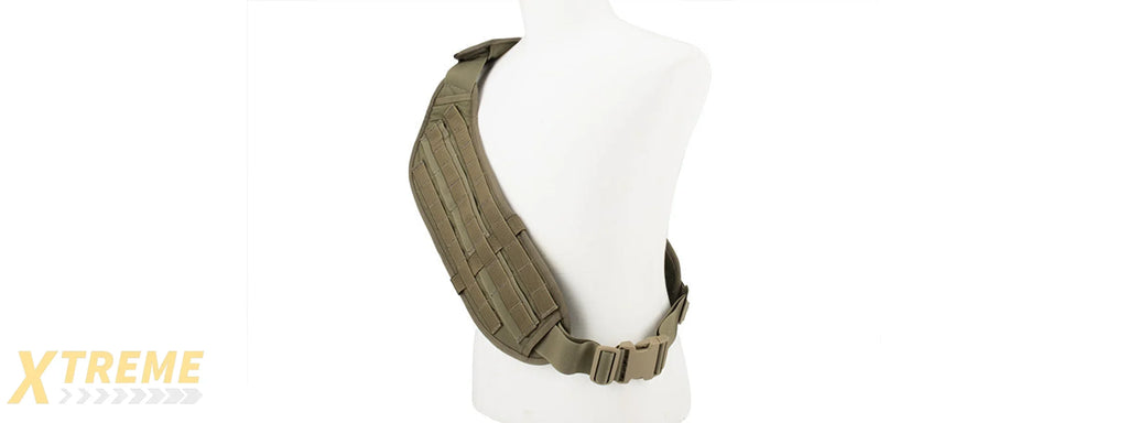 FLYYE INDUSTRIES 1000D CORDURA MOLLE OTS BANDOLEER - RANGER GREEN