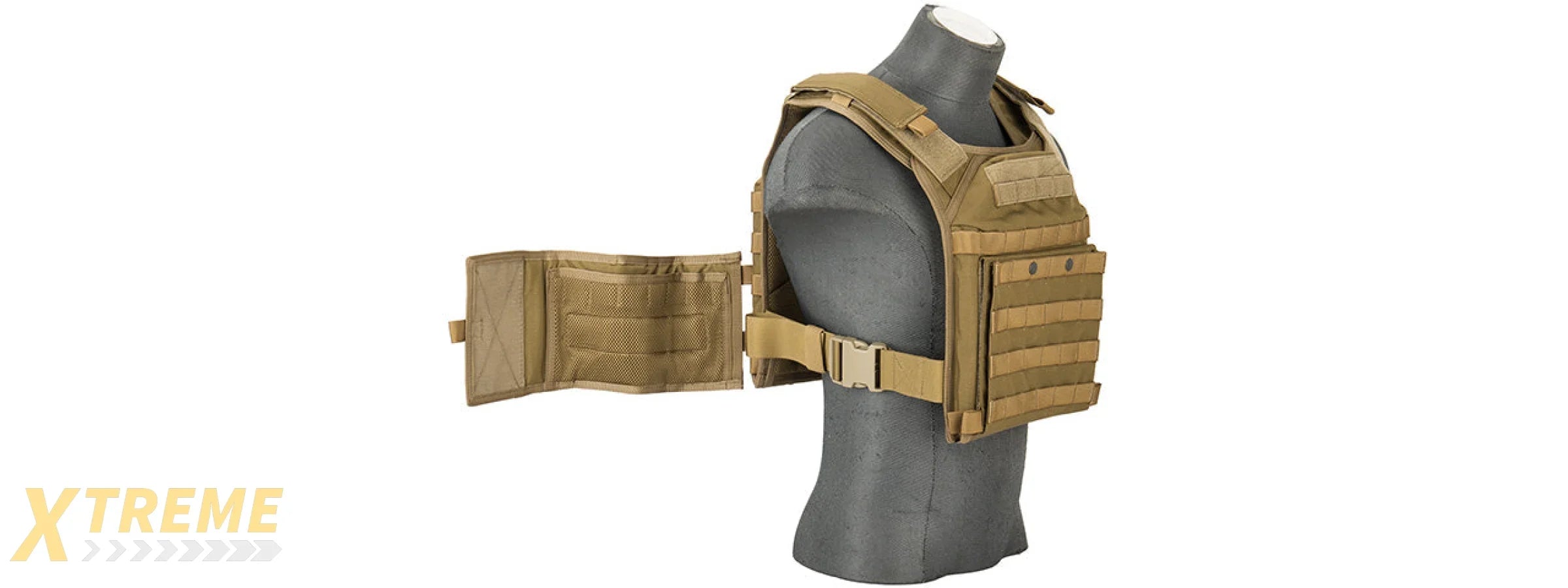 Flyye Industries MOLLE FAPC Tactical Vest w/ MOLLE Cummerbund (COYOTE BROWN)