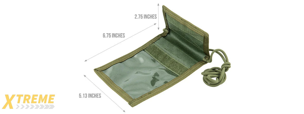 FY-BGA03 NECK IDENTIFICATION STORAGE WALLET - Durable Tactical ID Pouch