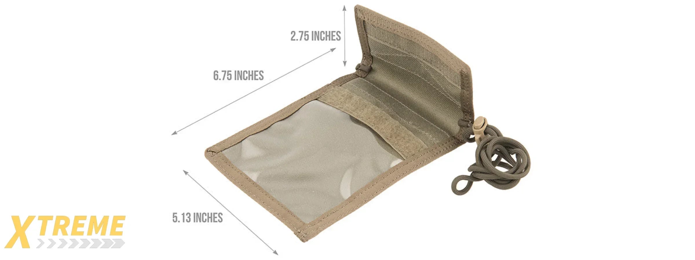 FY-BGA03 NECK IDENTIFICATION STORAGE WALLET - Durable Tactical ID Pouch