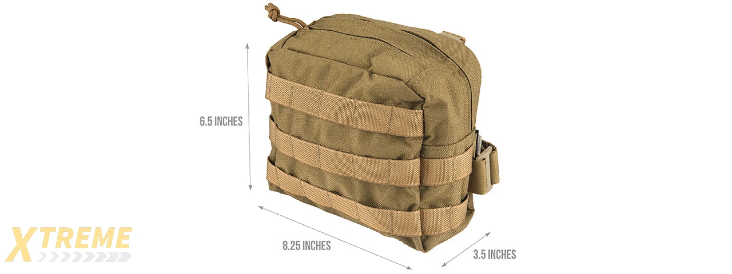 FY-PKE05CB Molle Drop Leg Accessories Pouch (Coyote Brown)