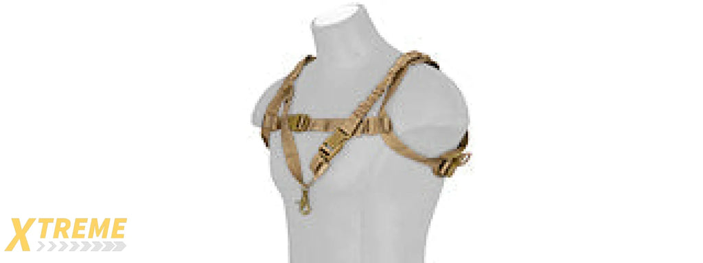 G-FORCE 1000D NYLON TACTICAL ONE-POINT SLING VEST with MOLLE and Adjustable Straps