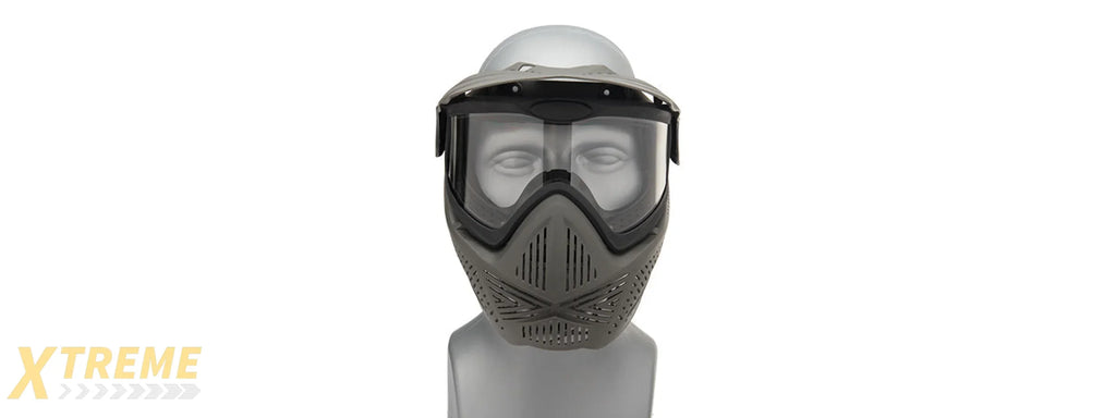 G-Force F2 Single Layer Full Face Mask for Airsoft, Paintball and Tactical Use