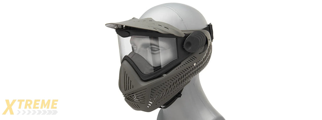 G-Force F2 Single Layer Full Face Mask for Airsoft, Paintball and Tactical Use