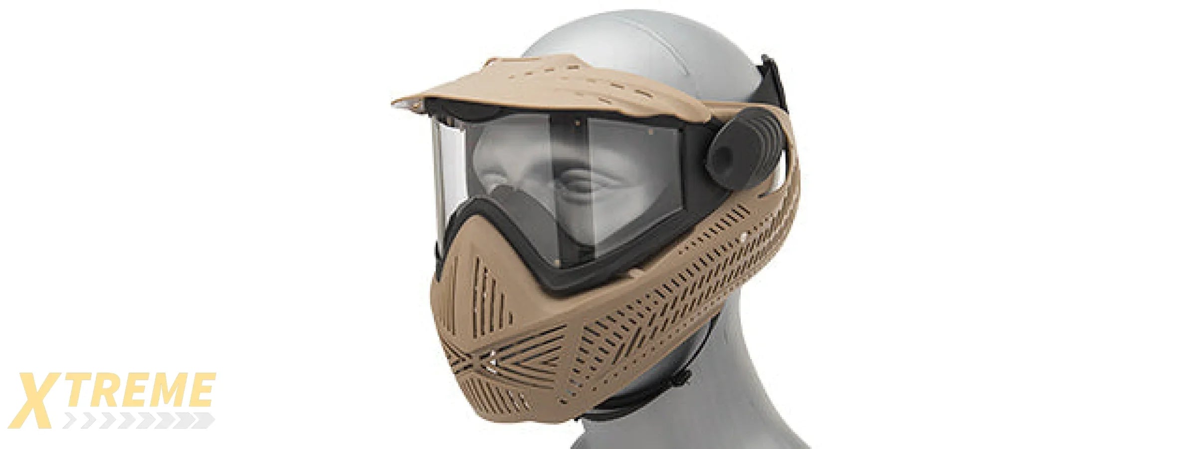 G-Force F2 Single Layer Full Face Mask for Airsoft, Paintball and Tactical Use