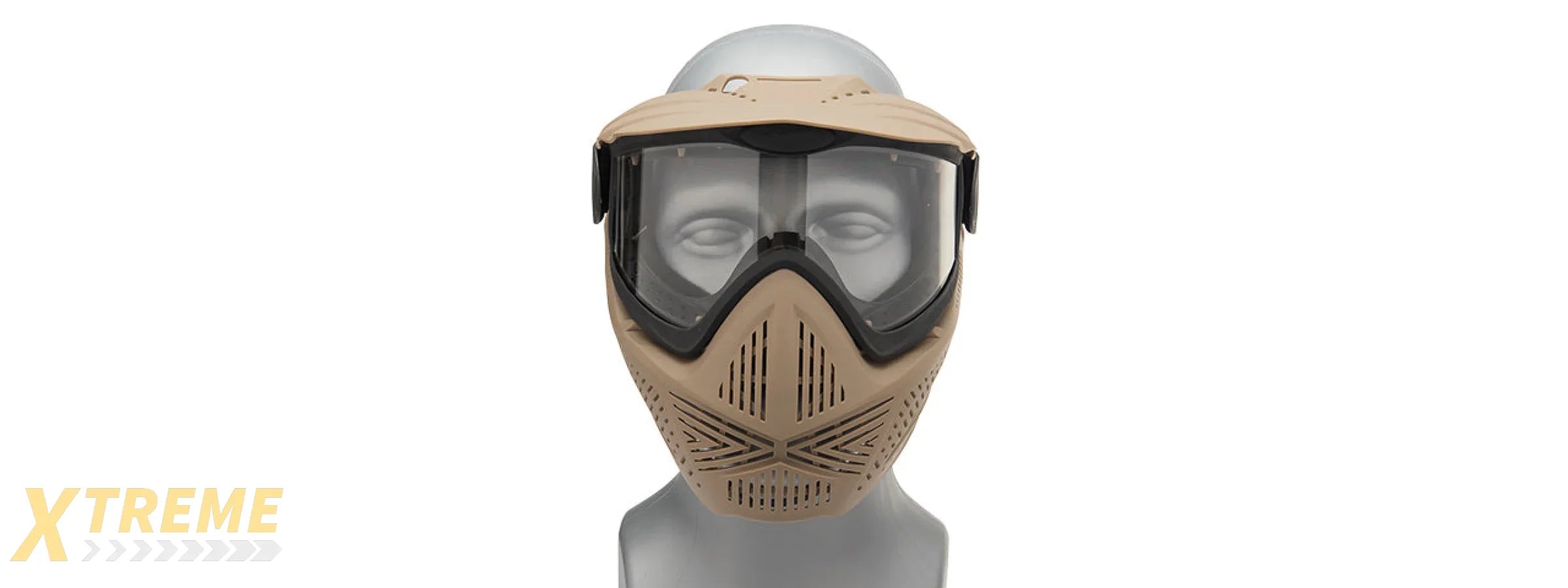 G-Force F2 Single Layer Full Face Mask for Airsoft, Paintball and Tactical Use