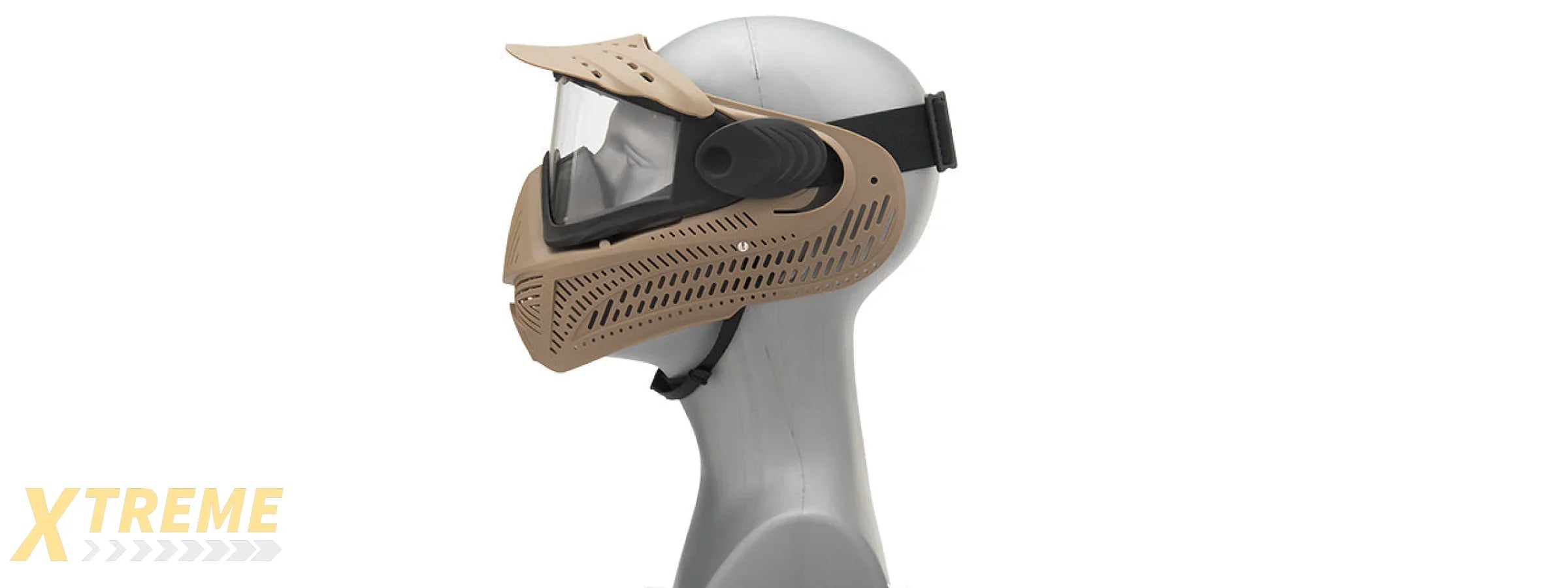 G-Force F2 Single Layer Full Face Mask for Airsoft, Paintball and Tactical Use
