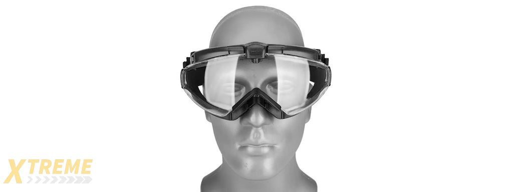 G-FORCE TACTICAL TPU AVIATOR FAN GOGGLES MILITARY GRADE EYE PROTECTION