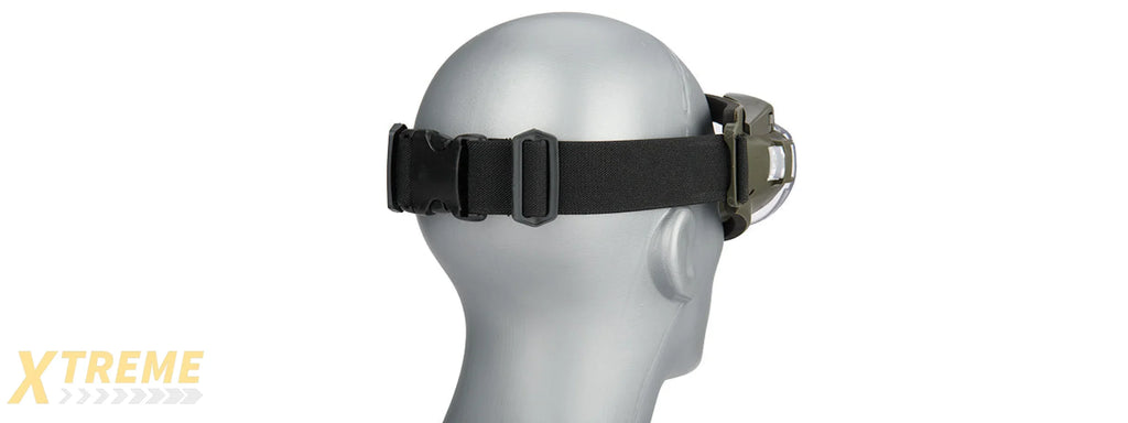 G-FORCE TACTICAL TPU AVIATOR FAN GOGGLES MILITARY GRADE EYE PROTECTION