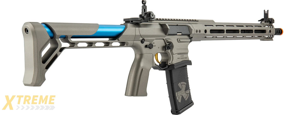 G&G Cobalt Kinetics Licensed BAMF Team AR15 Airsoft AEG Rifle (GRAY)
