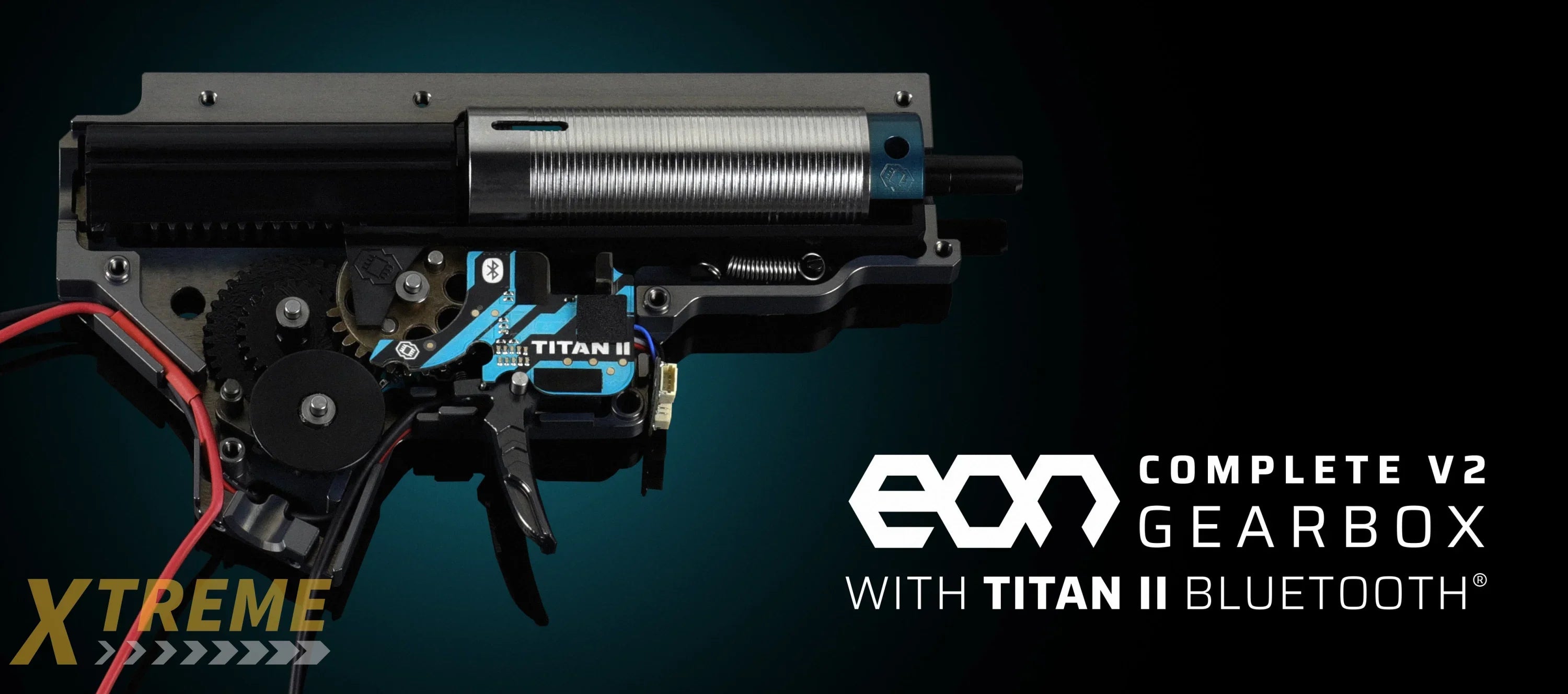 GATE Enterprise EON Complete V2 Gearbox with TITAN II Bluetooth - Short Stroke - 350 FPS / 1.2J [Rear Wired]