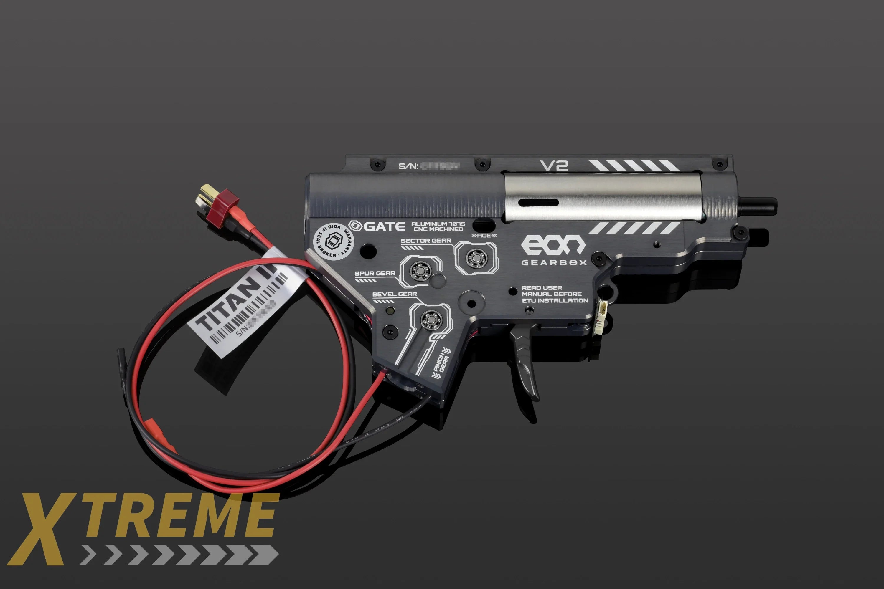 GATE Enterprise EON Complete V2 Gearbox with TITAN II Bluetooth - Short Stroke - 350 FPS / 1.2J [Rear Wired]