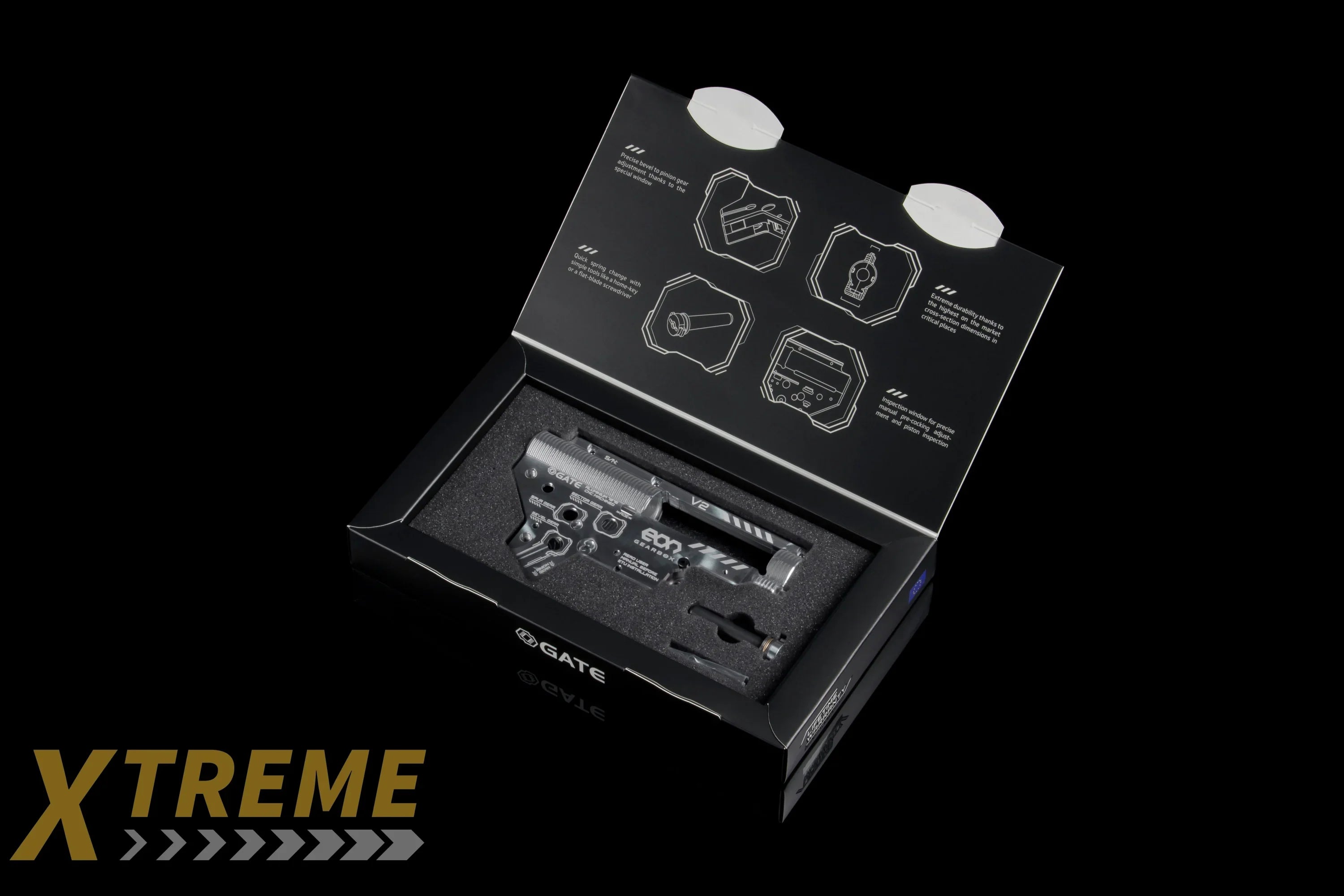 GATE Enterprise EON V2 Gearbox - Silver