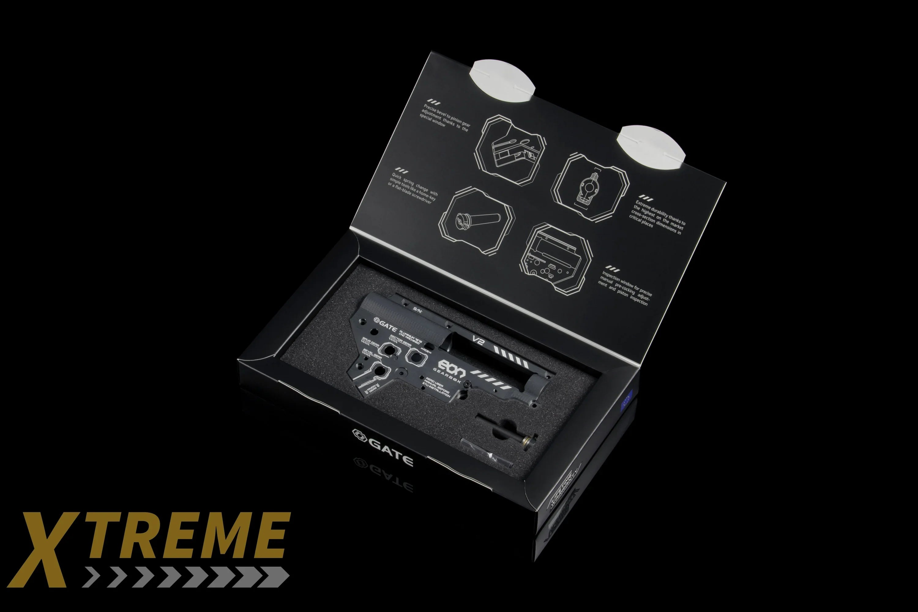 GATE Enterprise EON V2 Gearbox - Silver