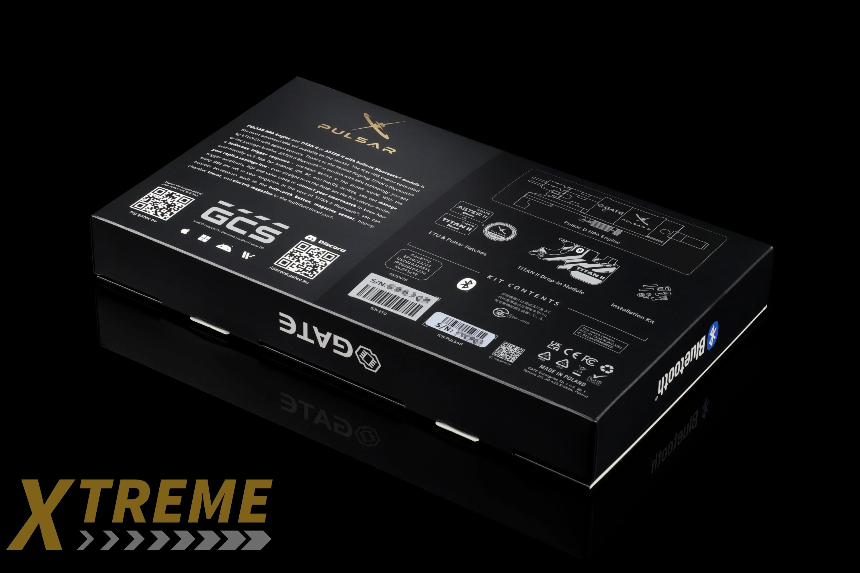 GATE Enterprise PULSAR D HPA Engine with TITAN II Bluetooth [Front Wired]