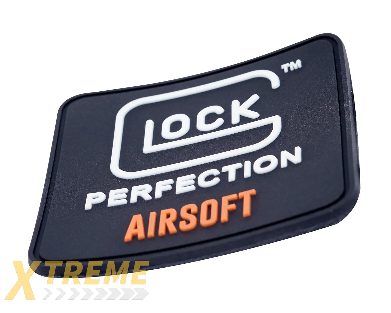 GLOCK AIRSOFT PATCH-BLACKWHITEORANGE