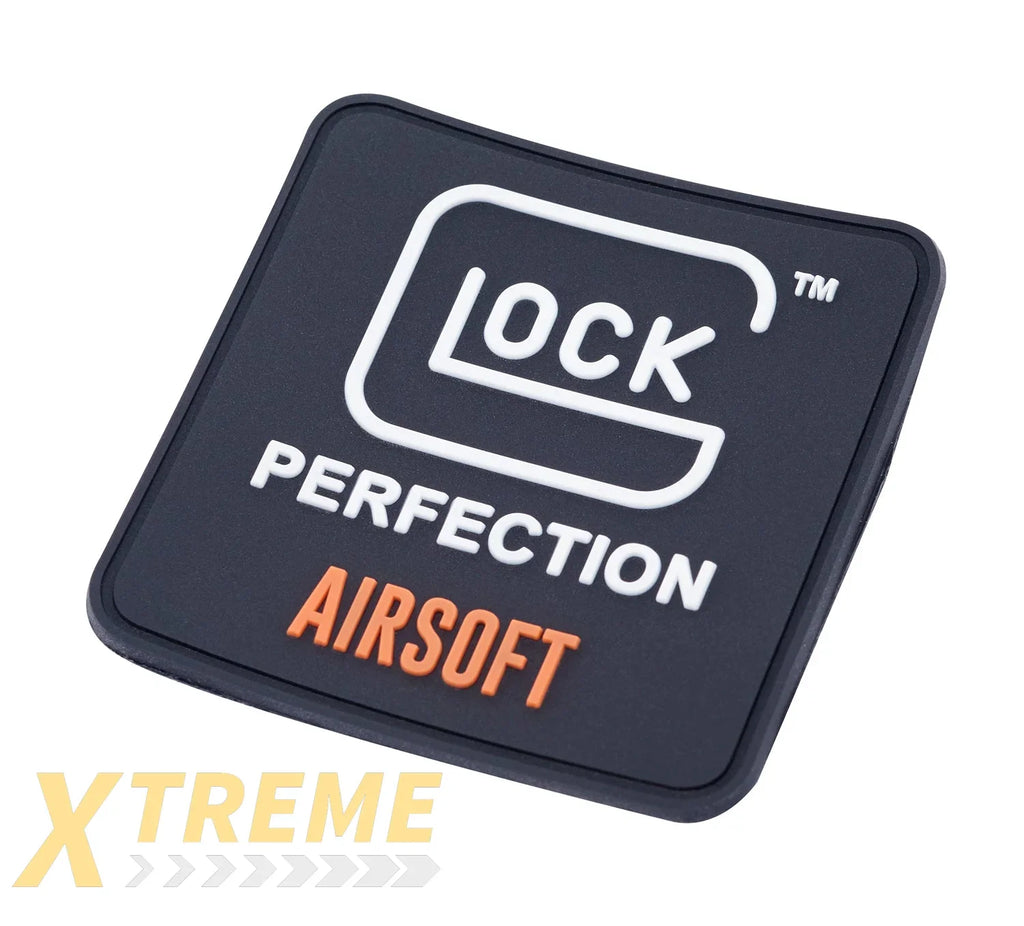 GLOCK AIRSOFT PATCH-BLACKWHITEORANGE