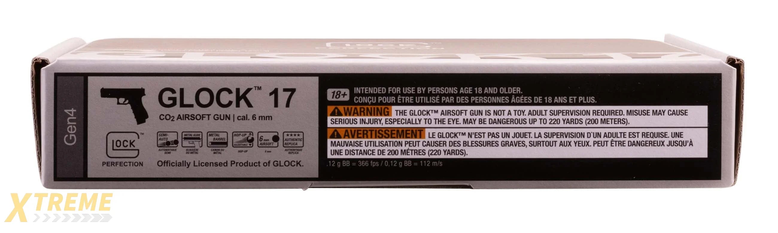 GLOCK G17 GEN 4 CO2 - 6MM - BLACK