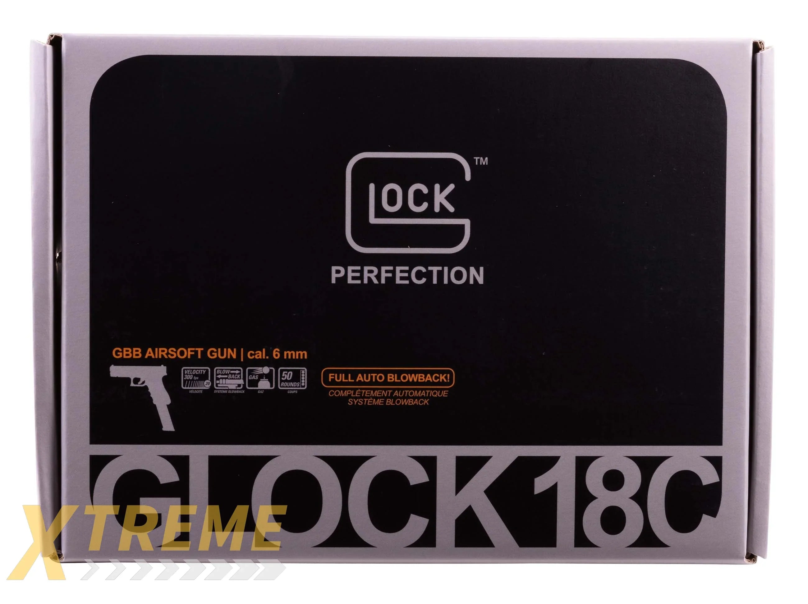 GLOCK G18C GEN 3 GBB- 6MM- BLACK