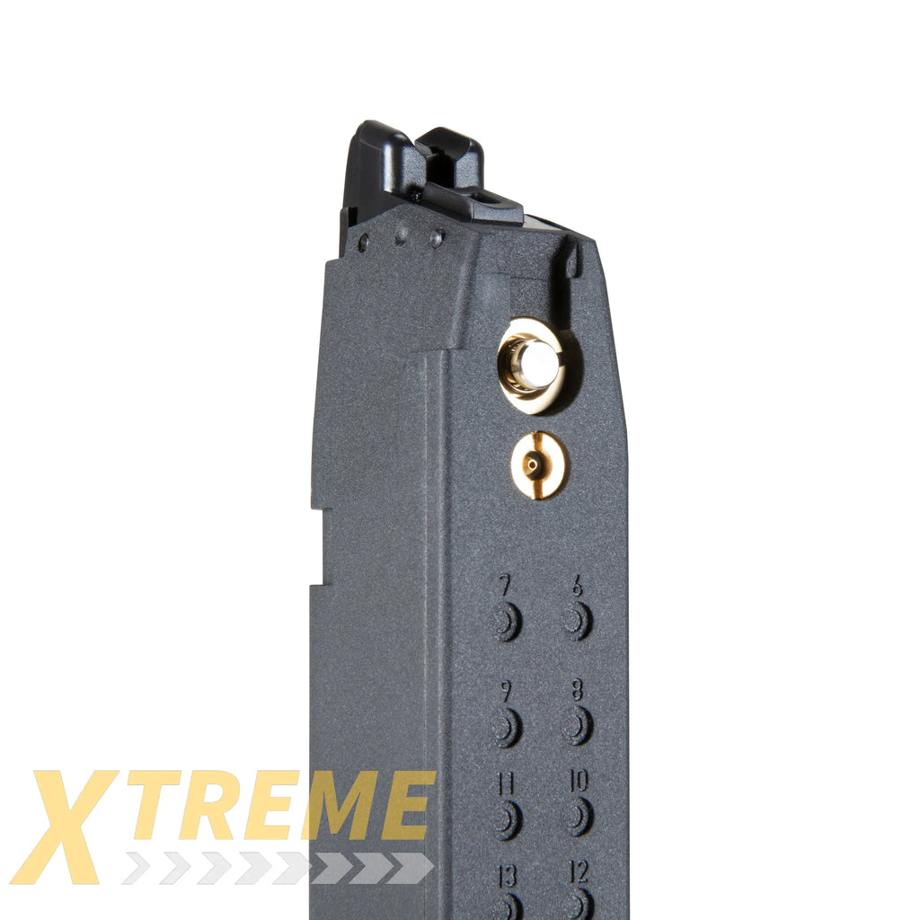 GLOCK G19 GEN 3 GBB MAG 6MM 19 RDS BLACK