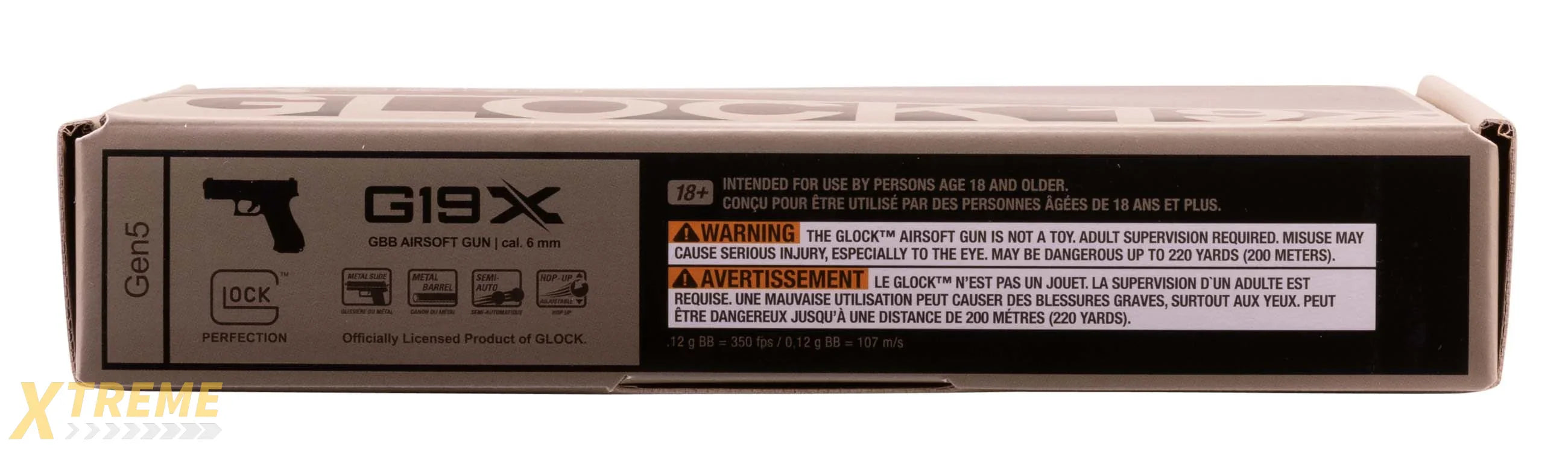 GLOCK G19X GBB-6MM-COYOTE