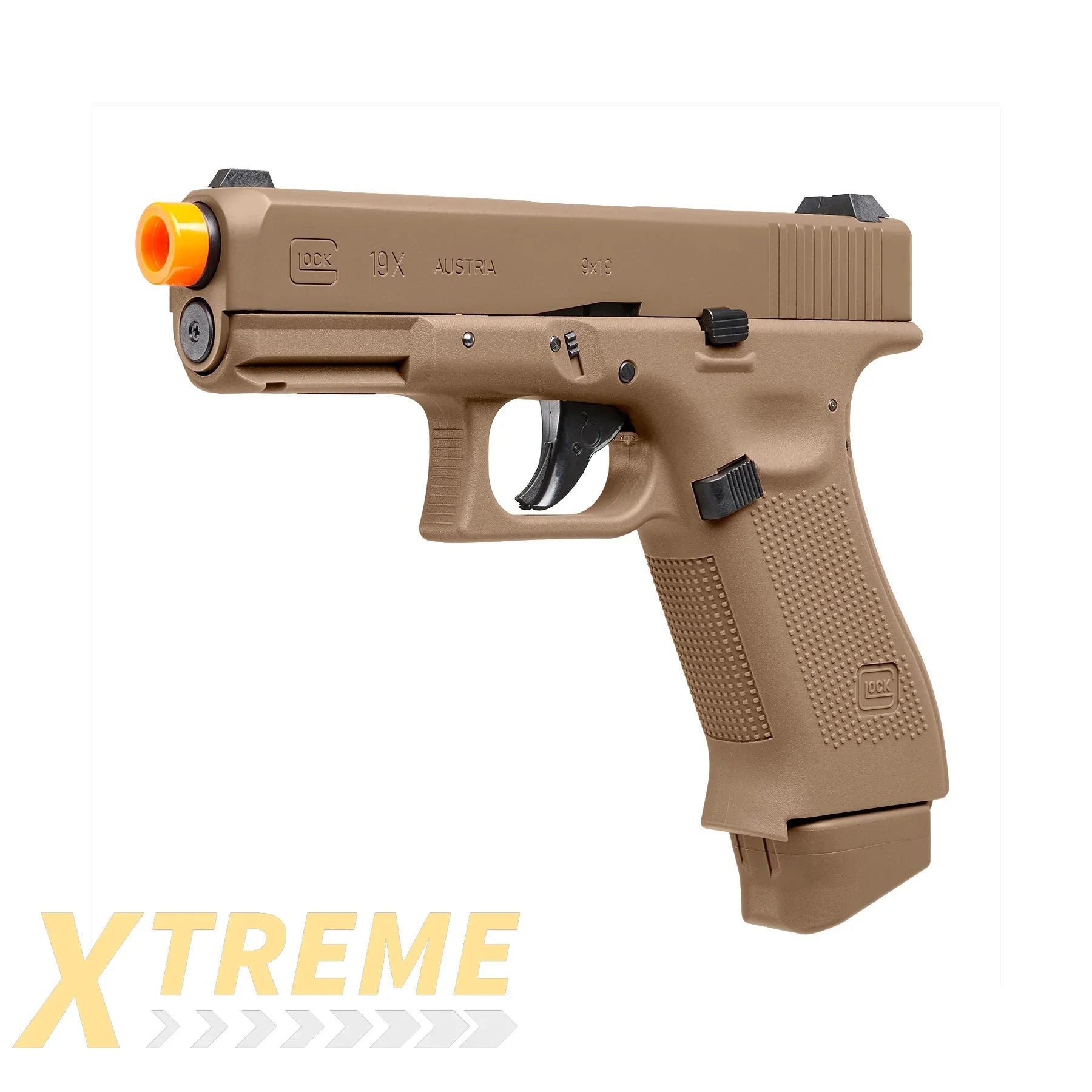 GLOCK G19X GEN CO2-6MM-COYOTE