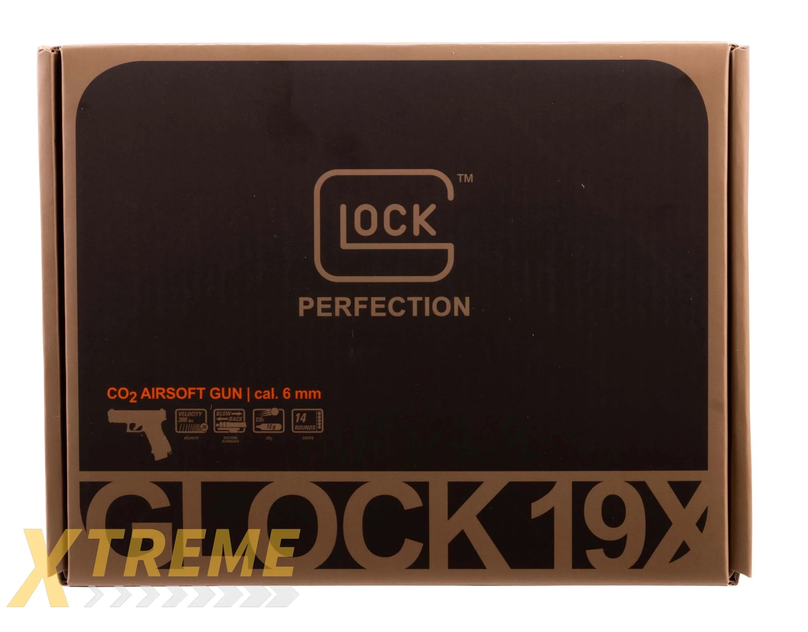 GLOCK G19X GEN CO2-6MM-COYOTE
