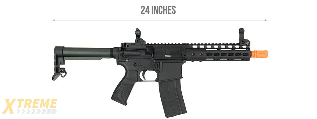 GOLDEN EAGLE MC6637 ELITE SERIES 7 KEYMOD CQB GBB AIRSOFT RIFLE (BLACK)