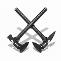 Camping & Outdoor Axe Set – 4 Piece Tactical Hatchet Set with 2 Canvas Sheaths | Multi-Functional Survival Axe for Camping, Picnics & Hiking