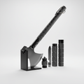 Stainless Steel Multi-Functional Survival Axe & Hammer | Camping, Rock Climbing & Adventure Outdoor Tool