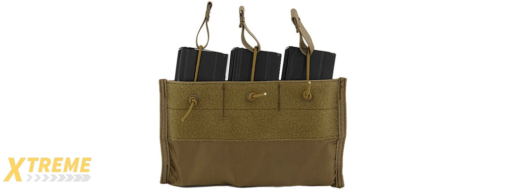 Heavy-Duty 1000D Nylon Triple Inner M4 Magazine Pouch for CA-311 Series