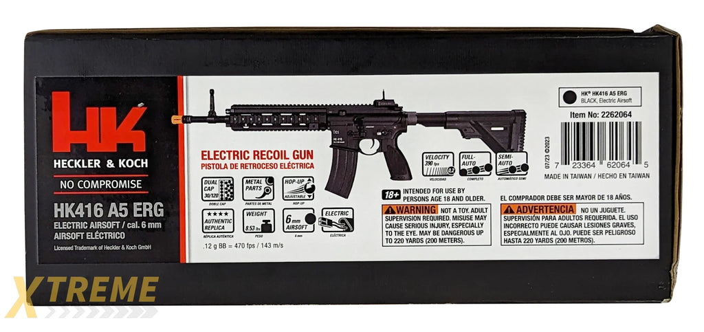 HK 416 A5 ERG AIRSOFT RIFLE : ELITE FORCE