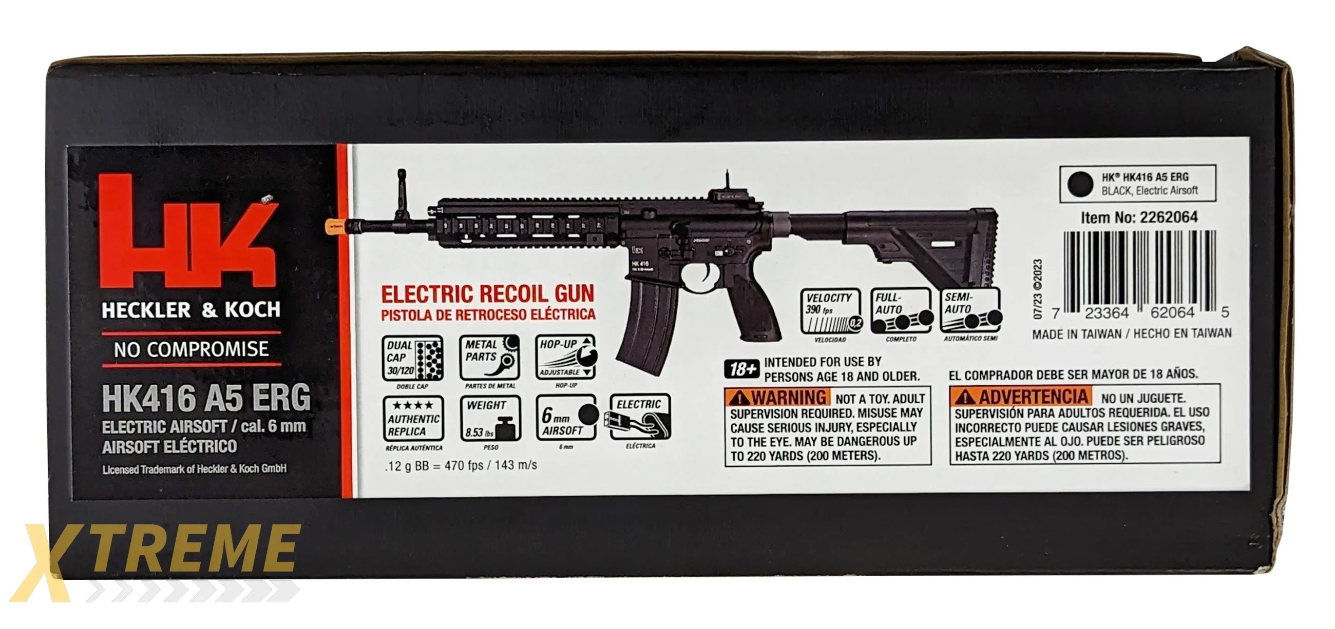 HK 416 A5 ERG AIRSOFT RIFLE : ELITE FORCE