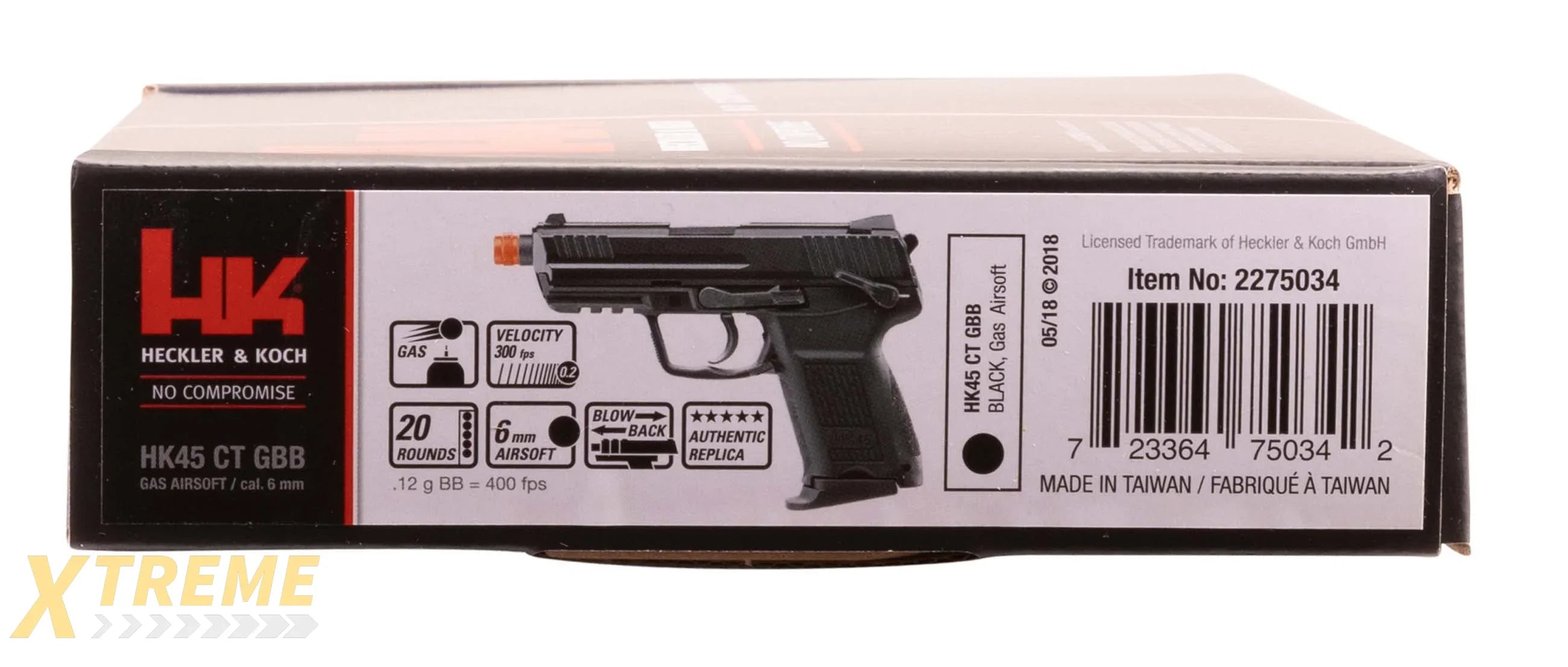 HK 45CT GBB - 6MM - BLACK