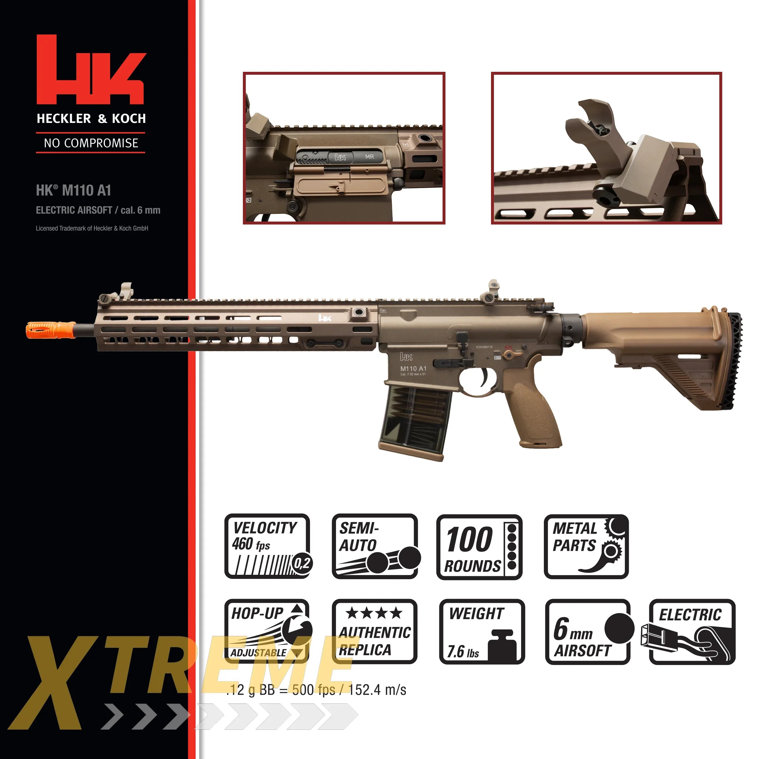 HK M110A1 AEG Airsoft Rifle