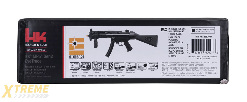 HK MP5 Gen2 EyeTrace AEG Elite Airsoft Rifle